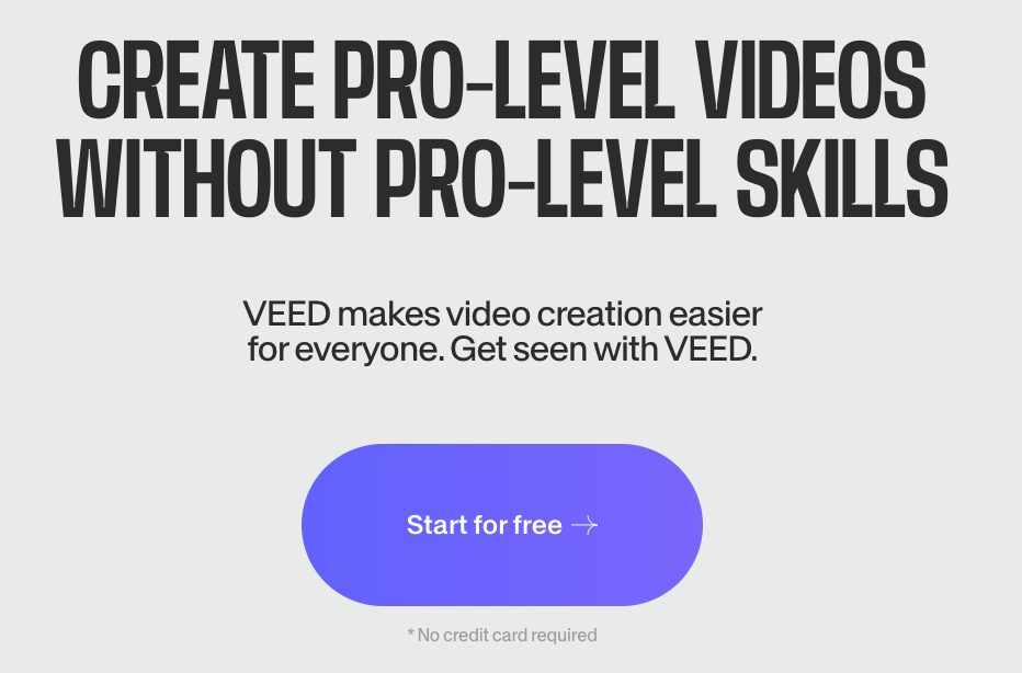 Veed Promo Code